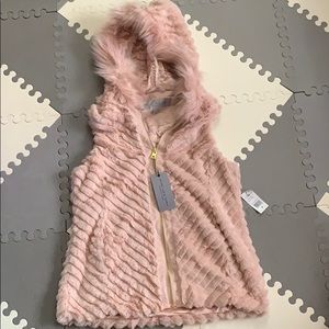 NWT Faux Fur Vest